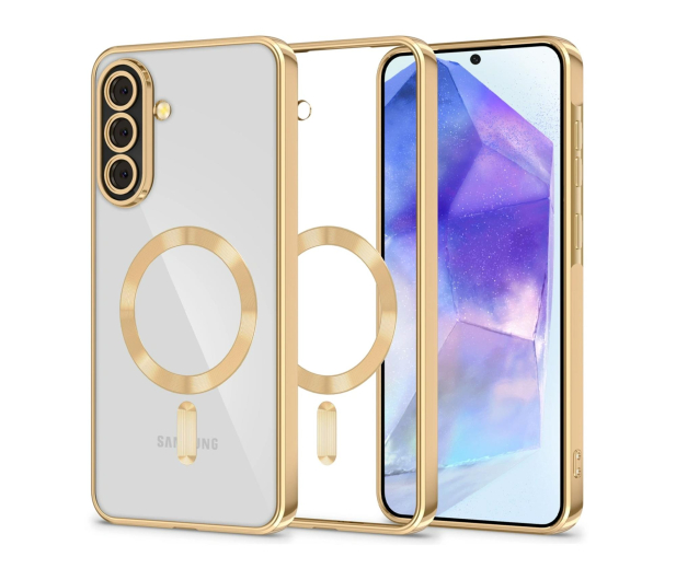 Tech-Protect Magflex Magsafe Galaxy A57 5G Shiny Gold - 1523195 - zdjęcie